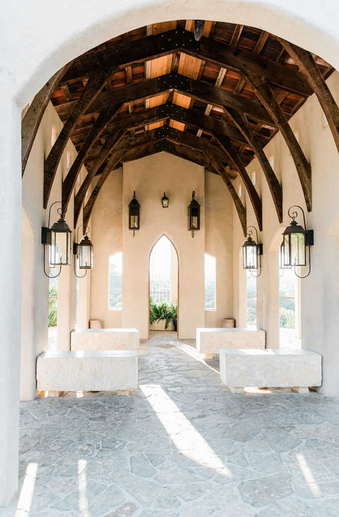 Chapel Dulcinea in Austin Texas - wedding ceremony area