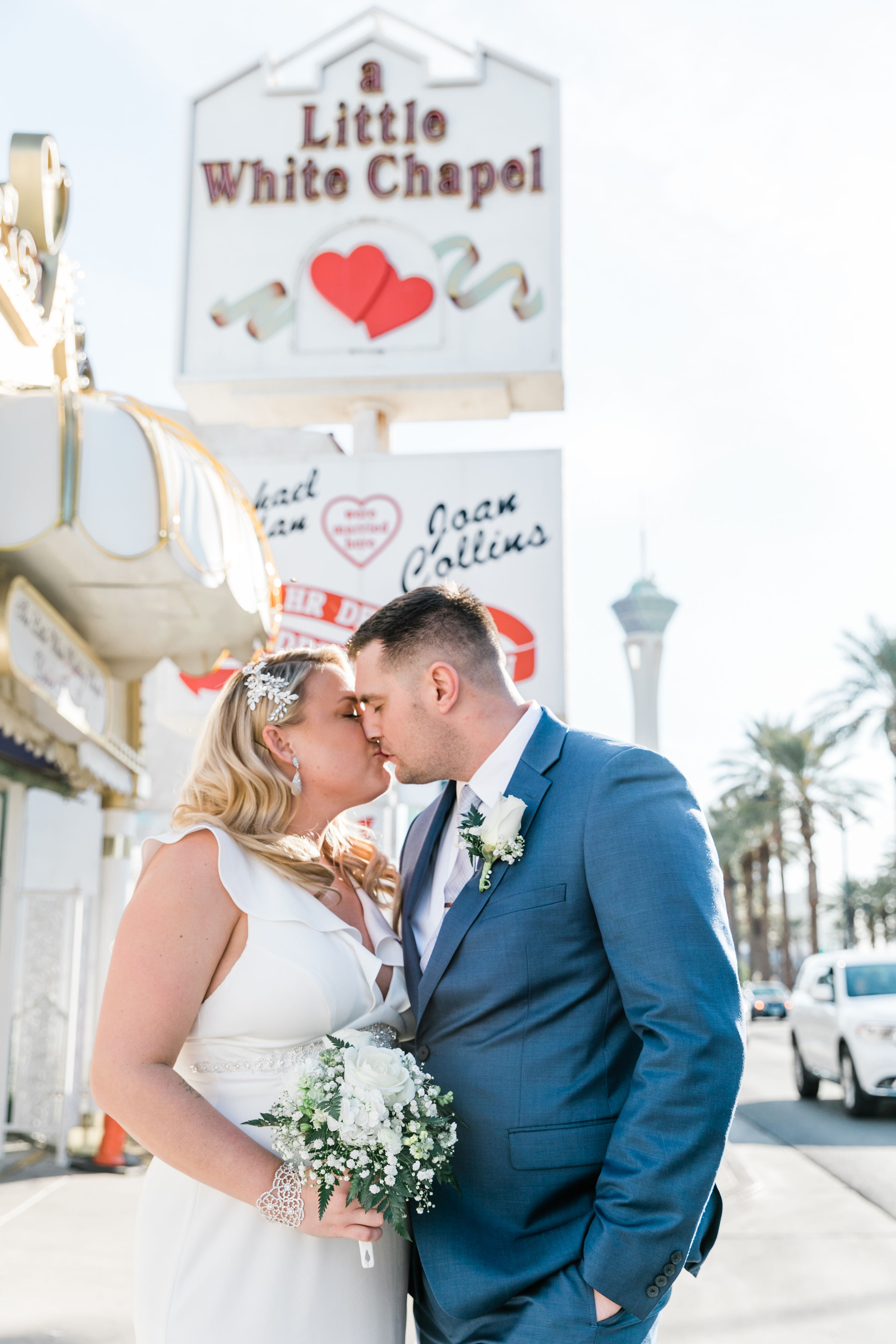 A Little White Wedding Chapel in Las Vegas